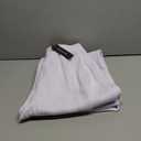 AROGONE Women's Fleece Lined Sweatpants Baggy Straight Wide Leg Drawstring Winter Warm Sweat Pants with Pockets (Large, White)