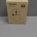 TECKNET Wireless Mouse, Bluetooth Mouse (BT5.0/5.0 & 2.4G) Rechargeable 4800 DPI Ergonomic Optical Mouse with 6 Adjustable, Quiet Clicks, USB A Receiver, 7 Buttons, Wide Compatibility - Black