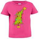 Christmas Shirts Toddler Boy Girls Merry and Bright T-Shirt Christmas Lights Graphic Tees Holiday Tops, Size: 140