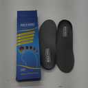 Plantar Fasciitis Feet Insoles Arch Supports Orthotics Inserts Relieve Flat Feet, High Arch (Mens 5-5 1/2 | Womens 7-7 1/2) (Gray)