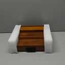 Walnut Wood Cologne Organizer for Men 3 Tier Cologne Stand,Wooden Cologne Holder Display Shelf with Hidden Compartment and Drawer,Perfume Organizer Great Gift for Men
