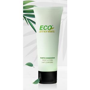 ECO AMENITIES Transparent Tube Flip Cap Individually Wrapped 30ml Body Lotion, 36 Tubes per Case by ECO Amenities