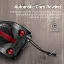 Eureka Bagless Canister Vacuum Cleaner, Lightweight Vac for Carpets and Hard Floors, Red, Whirlwind NEN110D