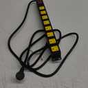 8 Outlet Power Strip 2100J Surge Protector, 8FT Heavy Duty Extension Cord Wide Spaced Outlet and Wall Mount Metal Powerstrip for Home Office Garage Workshop