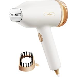 Bear Steamer for Clothes, Portable Handheld Travel Clothes Steamer, 10 Second Fast Heat-up, Auto-Off, Steam Iron Fabric Wrinkle Remover with Brush for Home and Travel