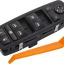 Power Window Switch,8 PINS +13 PINS Check Required,Fits for Dodge Dart 2013-16.Replaces 68271203AB 68271203AA 56046568AC.Driver Side Control Door vidrios Master Switch.(Green Light)
