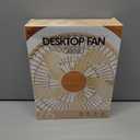 CIBAIL USB Desk Fan with Timer - 8 Inch Small Portable Table Desktop Fans with Strong Wind Ultra Quiet 3 Speeds and 180Tilt Folding,Mini Personal Cooling Essentials (Z6 Battery Power, White)