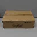 Mefirt Fruit Basket, 2-Tier Fruit Bowl for Kitchen Counter, Stackable Wall Mounted Fruit Storage, Snack Organizer, Potato and Onion Storage Basket, Hanging Pantry Storage with Wood Lid, 2 Set, White (2 x Large, Rustic Brown)