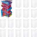 BENECREAT 40Pcs Clear Wedding Favour Boxes, 4x2x2inch Rectangle PVC Transparent Gift Boxes for Candy Chocolate, Wedding Party Favor Packaging
