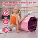 Detachable Octagon Gymnastics Mat, 17.5"x17.5"x23" Home tumbling mat, suitable for various gymnastic positions with High-Density Foam & Waterproof Cover