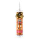 2 x Gorilla 100% Silicone Caulk Kitchen & Bath Sealant, Mold Resistant, 10 oz. Cartridge, White