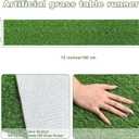 Artificial Grass Table Runners-13 x 72 Inches Faux Grass Table Runner for Golf Themed Party,Synthetic Turf Table Runner for Wedding Party, Birthday, Banquet, Baby Shower, Home Decor