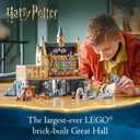 LEGO Harry Potter Hogwarts Castle: The Great Hall, Castle Toy Playset with 11 Minifigures, Harry Potter Collectible, Magical Gift for Boys, Girls or Any Fan, Harry Potter Toy for 10 Year Olds, 76435