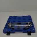 6-Piece Extra Long Flex-Head Ratcheting Wrench Set, 72-Tooth Double Box End Wrench Set, CR-V Steel ratcheting wrenches with Metric 8mm - 19mm