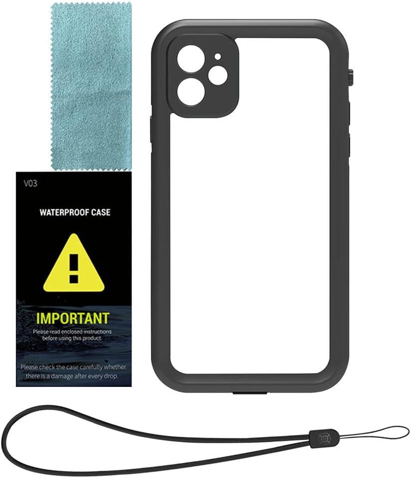 with Lanyard Skiing Waterproof Shockproof Full Cover Front Back Accurate Hole Protective Phone Case Outdoor Sports Climbing