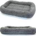 Enjoying Cat Mat Bed 10" x 15" Pet Bed with Pillow Around for Puppy Kitten Curled Sleeping Beds for Carrier/Crate Small Dog Cushion, Anti Skid Bottom, Small