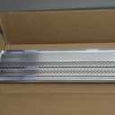 A-M Gutter Guard - Heavy Duty Lifetime Quality Aluminum Leaf & Debris Protection for 5-inch and 6-inch (5 Inch-50 Feet, Mill Finish) - Made in The USA