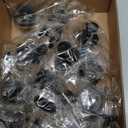 Ravinte 20 Pack 1-1/4 Inch Kitchen Cabinet Knobs Matte Black Zinc Pulls Door Handles for Dresser Drawers