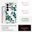 MOSNOVO for Samsung Galaxy S26 Ultra Clear Case, Fit for MagSafe, 6.6ft Military-Grade Shockproof Magnetic Protective Phone Cover,Eucalyptus