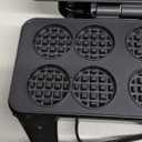 Waffle Maker, Reemix Multi Mini Waffle Iron Bake 8 x 1.8 Inch Small Waffles, Nonstick Waffle Iron with Quick Heat-Up, Simple & Easy Tiny Chaffle Baker for Home & Restaurants, Small Bites for Kids