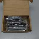 Ravinte 10 Pack Black Drawer Pulls - 3.5 Inch Slim Square Bar Kitchen Handles Matte Black Cabinet Pulls