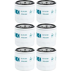 6PCS HH150-32430 HH1J0-32430 Oil Filters For Kubota D722 D902 WG750 WG752 WG972 Grasshopper 321D 325 329 432 721 721D 325D 725 729 932 Tractors