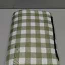 ZAZE Extra Large Picnic Outdoor Blanket, 80''x80'' Waterproof Foldable Blankets Gingham Picnic Mat for Beach, Camping Grass Lawn Park Accessories Cute Couple Gifts Ideas Wedding Registry(Green White)