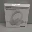 Wired Over-Ear Headphones with USB C Connector, Hi-Fi Stereo Sound, Noise-Isolating Ear Cups, Comfortable Fit for USB C Devices (No Bag, White)