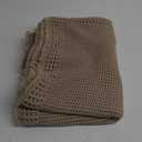 RESARE Waffle Bath Mat, Super Absorbent Non Slip, Machine Washable, Ultra Soft Boho Bath Rugs with Tassels, Upgraded Bordered Design, 17"x24" Brown