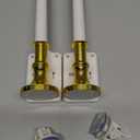 Touch Of ECO Solar LED Flameless Window Candles with Suction Cup - Flickering Flame, Holiday Decoration, Auto On at Dusk Off at Dawn - 2 Pack