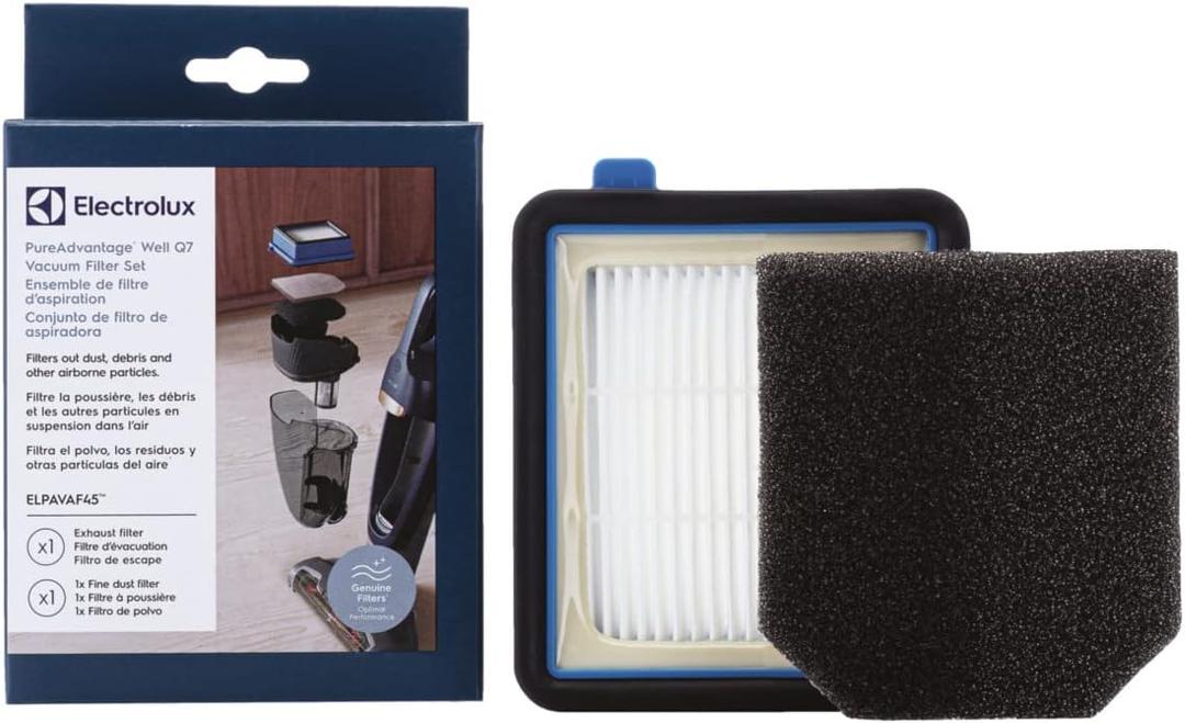 Electrolux ELPAVAF45 Electrolux PureAdvantage WellQ7 Vacuum Filter Replacement Set - Comes with Exhaust Filter and Fine Dust Filter