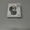 Ai Language Translation Earbuds, Bluetooth Translation Earbuds 144 Languages, Open Ear AI Translation Earbuds Translation Pods, Translator Earbuds for Travel Business Learning(Black)