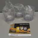 US Acrylic Classic Clear Plastic Reusable Drinking Glasses (Set of 6) 12oz Rocks Cups | BPA-Free Tumblers, Made in USA | Top-Rack Dishwasher Safe