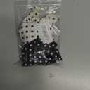 Polka Dot Hair Scrunchies for Women Girl Bowknot Ponytail Holder Stretchy Long Tail Hair Accessory Elastic Hair Band Tie Black White Polka Dot Chiffon Hairband Rubber Band Accessories 2 Pcs