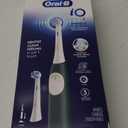 Oral-B iO Series 2 Rechargeable Electric Powered Toothbrush Starter Kit, Forest Green with 2 Brush Heads - Automatic Pressure Sensor to Protect Gums - 3 Modes - 2 Min Timer