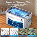 Granbo Professional 4.5L Ultrasonic Cleaner, Ultrasonic Jewelry Cleaner with Heater Timer and Degassing, Digital Ultrasonic Parts Cleaner for Dental Glasses Jewelry Small Parts Circuit Board