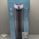 GermGuardian 5-In-1 HEPA Air Purifier for Home, Large Rooms Up To 915 Sq. Ft. with HEPA Pet Air Filter, UV-C Light & Odor Reduction, AC5250PT, 28" Tower, Black