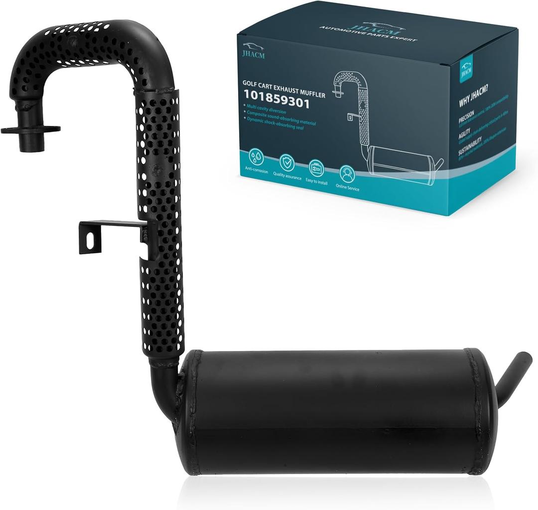 Golf Cart Muffler FE290 101859301 Compatible With Club Car Gas FE290 Kawasaki Motor 1994-2014 Golf Cart