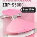 Waist Twister Machine Exercise, Ab Twist Board for Body Toning, Fat Burning, Supports 300 lbs, Noiseless, Anti-Slip, Compact Portable for Home, Gym, Apartment, Office
