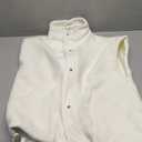 OPCAKM Women's Fuzzy Fleece Vest Oversized Sleeveless Sherpa Jacket Warm Button Down Gilet Outerwear with Pockets (Apricot), XS