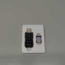 GalhanEhe 4-in-1 Screen Mirroring Adapter for Car – Mirror Phone to Car Screen (iPhone & Android), Wireless CarPlay Adapter with AirPlay & Mirror Link, Stream Videos, Plug & Play, Stable Connection