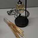 Stylish Candle Warmer Lamp with Timer and Dimmer,Electric Candle Lamp Warmer for Home Decor Elegant Night Light,Mom Christmas Housewarming Gifts,Candle Warming Lamp with 2 Bulbs (BAmber Yellow)