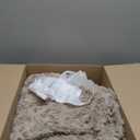 UGG Adalee Faux Fur Throw Blanket Luxury Lightweight Cozy Soft Throw for Couch Bed or Chair Hypoallergenic Machine Washable Double-Sided Fluffy Blanket Home Decor, 50-inch x 70-inch, Oyster Brown