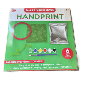 Make Your Own Handprint By Anker Art Clay Press And Paint! 6 Colorst 2-Pack