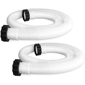 2 Pcs Pool Hoses for Above Ground Pools 1 1/2 Inch Diameter 59" Long Pool Pump Hose Replacement Filter Pump Hose Accessories 2 Pcs
