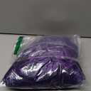 LHJ Unisex Full Length Hooded Robe Cloak Long Velvet Cape Cosplay Costume (Medium, Purple)