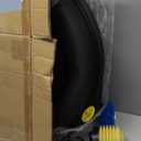 VEVOR Half Exercise Ball Trainer, 23/26 inch Balance Ball Trainer, 1500lbs Capacity Stability Ball, Yoga Ball with Resistance Bands & Foot Pump, Strength Fitness Ball for Home Gym Full Body Workout