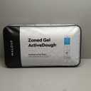 MALOUF Zoned Dough Gel-Infused Memory Foam Bed Pillow-Queen-Mid Loft, Queen Mid Loft