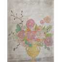Creative Co-Op Decorator Paper with Flowers in Vase