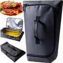 270 Opening BBQ Blanket for Resting Meat, Valentines Day Gift Meat Resting Bag, Leak-Proof Smoker Accessories, Grilling Gift for Briskets/Pork/Turkey - Anniversaries Birthday Gift for Men Him Dad (21'' Vinyl Fabric-Grey)